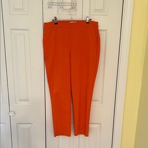 Rachel Zoe Bold Orange Straight Leg Pants